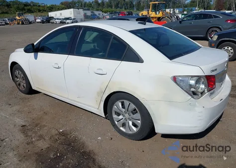 2013 Chevrolet Cruze Ls Auto from USA, damaged, VIN 1G1PA5SG7D7306847